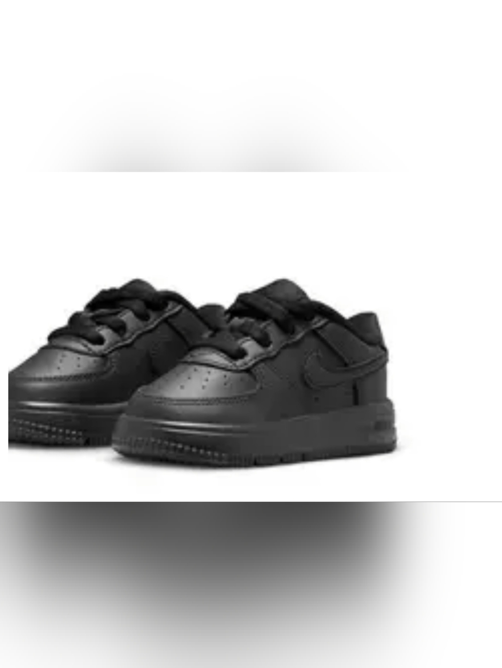 Nike Air Force 1 Kids Black Sneakers